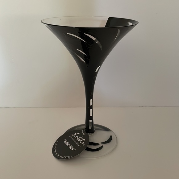 LOLITA Glassware hand painted, Sake-tini Martini glass, 10 oz, NWT RARE DC - Picture 2 of 6
